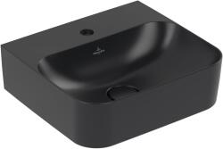 Villeroy & Boch Finion mosdótál 43x39 cm négyszögletes klasszikus-beépíthető-mosdótálak fekete 43644LR7 (43644LR7)