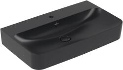 Villeroy & Boch Finion mosdótál 80x47 cm négyszögletes klasszikus-beépíthető fekete matt 41688LR7 (41688LR7)