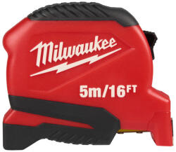 Milwaukee Mérőszalag 5 m/16 láb x 25 mm metrikus COMPACT (GEN 2) (4932498779)