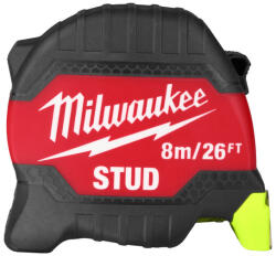 Milwaukee Mérőszalag ütésálló 8 m/26 láb x 33 mm STUD (GEN 3) (4932498766)