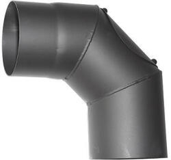 V. A. P. K Füstcső könyök, V. A. P. K. HS. CO 090/150/1, 5, fekete, 150 mm / 90°, nyílással, lemezvastagság: 1, 5 mm (TC221828)