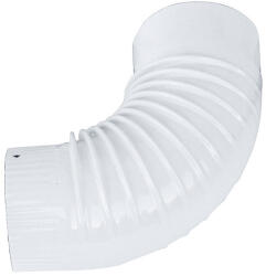Strend Pro Zománcozott füstcső könyök, Strend Pro Smalt, fehér, 120 mm / 90°, kályhákhoz és kandallókhoz (TC221658)