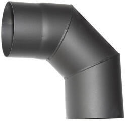V. A. P. K Füstcső könyök, V. A. P. K. HS 090/120/1, 5, fekete, 120 mm / 90°, lemezvastagság: 1, 5 mm (TC221819)