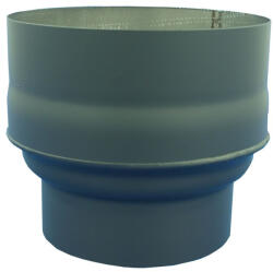 V. A. P. K Füstcső szűkítő, V. A. P. K. HS 120/180/1, 5, fekete, 120 mm - 180 mm, DC01 acéllemez, lemezvastagság: 1, 5 mm, kályha-kémény csatlakozáshoz (TC239983)