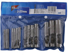  Bőrlyukasztó Készlet 15 Részes