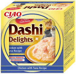 Inaba Foods Dashi Delights tálka macska jutalomfalat csirke&tonhal 70g