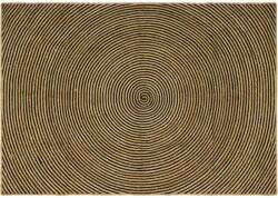 vidaXL Szőnyeg Természetes és fekete 240 x 340 cm Juta (42010749)