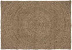 vidaXL Szőnyeg Szürke 140 x 200 cm Juta (42010542)