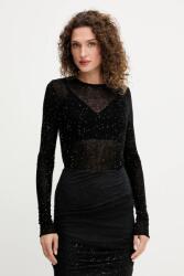 PINKO vászon pulóver - fekete XS