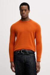 Benetton gyapjú pulóver - narancssárga XL - answear - 30 990 Ft