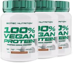 Scitec Nutrition - 100% VEGAN PROTEIN - TÖBBKOMPONENSŰ VEGÁN FEHÉRJEPOR - 3 x 1000 G