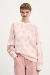 HUGO Blue pulóver gyapjúkeverékből Sallyna_B - rózsaszín M