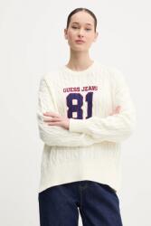 Guess Jeans pamut pulóver - bézs L - answear - 23 990 Ft