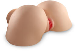 Mistress Élethű punci-popsi maszturbátor, Mistress, Melissa, 26-30 cm, testszínű, TPE, vízálló, realisztikus torzó, dupla nyílás (vagina és ánusz)