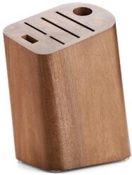 Xinzuo B37 fa késtartó 6 nyílással akácfa kartondoboz JX6-B37 (JX6-B37)