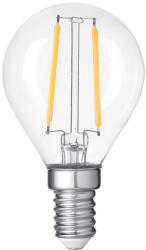 OPTONICA LED izzószálas G45 E14 átlátszó üveg fényerőszabályozható, 4W, 2700K, meleg fehér, dimmelhető, 400 lm, Optonica, 1417 (1417)