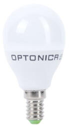 OPTONICA LED izzó E14 G45 3, 5w 300lm 220-240v, 6000K, hideg fehér, 300 lm, Optonica, 1407 (1407)
