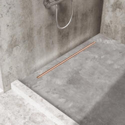 BALNEO Slim & Low ProLine Inox lineáris padlólefolyó 60 cm, réz A0401090201-1 (A0401090201-1)