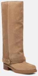 MICHAEL Michael Kors csizma velúrból Colby - bézs Női 38.5
