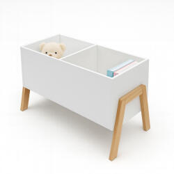 Relaxdays Játéktároló és könyvtartó gyerekeknek 40x66, 5x34, 5 cm 10051464