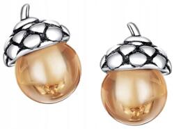 Trusky Ezüst fülbevaló, csillogó makk, S925, 1, 1cm magas (kolczyki)