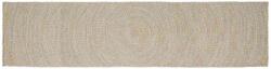 vidaXL Szőnyeg Természetes és Fehér 60 x 400 cm Juta (42010596)
