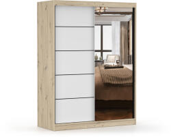  VALERY IV 150 ruhásszekrény 150x200x61 - artisan tölgy / fehér (10000017453)