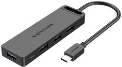 Vention USB-C -> USB-A 3.0*4 & Micro B USB 1m, Hub (TGKBF) - bbmarket