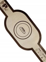 MPLCo Szilikon Kenyérsütő Szőnyeg, 55×15cm, nem tapad, bézs, barna szegéllyel (MPL076331)