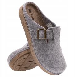 Inblu Férfi Papucs, Size 40-46, textil felsőrész, PU talp, szürke színű (IN-MT-12)