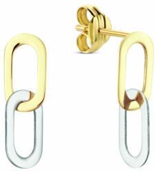 Jackie Gold bicolor női arany fülbevaló JKE24.482 (JKE24.482)