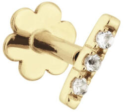 Jackie Gold női arany fülpiercing topázzal JKP24.430 (JKP24.430)