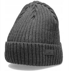 4F Téli sapka, Size M, szürke, 100% akril, gyapjú szigetelés (CAM009)