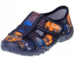 Viggami Tornacipő papucs, Alex Sport, 26-os Size, sötétkék-narancssárga (Alex sport)