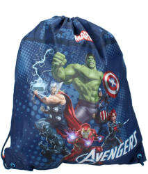 Vadobag Europe Avengers Iskolatáska, hátizsák, 44×36cm, zsinóros, fekete (202-2206)