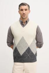 Benetton mellény gyapjúkeverék - bézs M - answear - 32 990 Ft