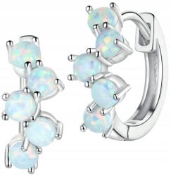 Trusky Ezüst fülbevaló lányoknak, opálos kövek, 925-ös ezüst, 1, 3cm magas (kolczyki)