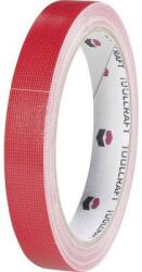 TOOLCRAFT Egyoldalas szövet ragasztószalag (H x Sz) 10 m x 19 mm, piros HEB19L10RC TOOLCRAFT, tartalom: 1 tekercs