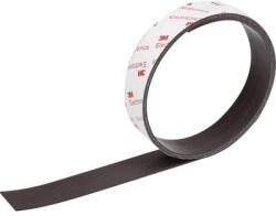 TOOLCRAFT Mágneses, öntapadós fólia (H x Sz) 1 m x 25 mm, antracit színű TOOLCRAFT 92013c159