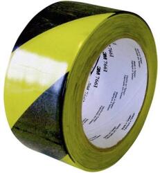 3M PVC jelölő ragasztószalag (H x Sz) 33 m x 50 mm, fekete, sárga PVC 766i 3M, tartalom: 1 tekercs