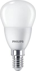 Philips LED izzó, E14, kisgömb, P45, 5W, 470lm, 2700K, PHILIPS "CorePro (929002969602) - mystock