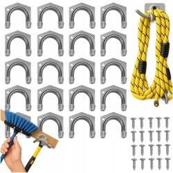 Modeus Kerti szerszámtartó, seprű tartó, fali rendszerező, műhely x 20 (ID 596)