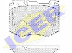 Icer fékbetét készlet, tárcsafékek, 18, 9mm vastag