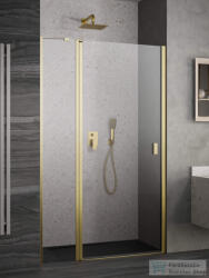 Radaway Nes Brushed Gold DWJ-II 100 zuhanyajtó, szálcsiszolt arany profil, balos 10036100-99-01L (10036100-99-01L)