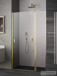 Radaway Nes Brushed Gold DWJ-II 120 zuhanyajtó, szálcsiszolt arany profil, jobbos 10036120-99-01R (10036120-99-01R)