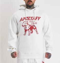 Amstaff Logo 2.0 Hoodie White Red
