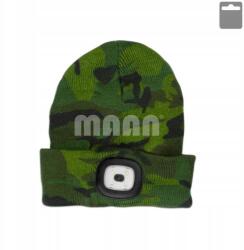 Maan Sapkás Led lámpa, Usb töltéssel, Size M, terepmintás (8641)