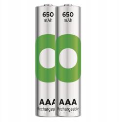 GP Batteries ReCyko AAA R03 Ni-MH újratölthető akkumulátor, 650mAh, 2db (GP65AAAHCER21-2TLB2)