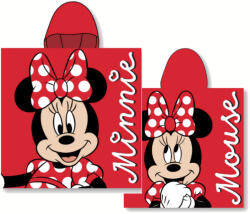  Ponczo Törölköző Mikiegér (minnie Mouse) gyerekeknek 50x100 kapucnis (MIN24-203)