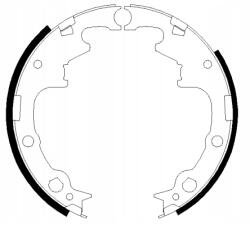 Textar 91056500 Fékpofák készlet, segédfékkar nélkül